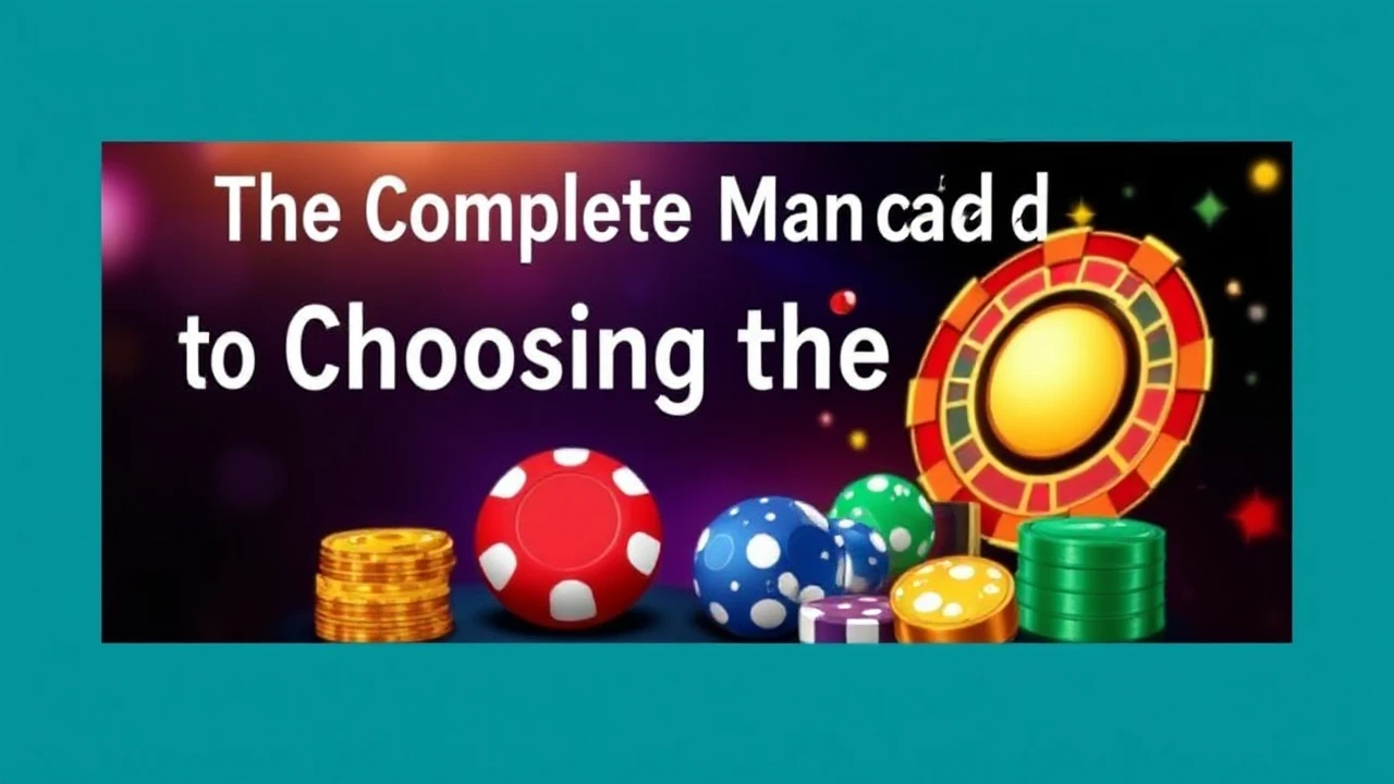 The Complete Manual to Choosing the Top Online Casino Games